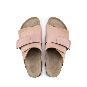 Chaussures d'été 2026 les plus vendues, antidérapantes, en <span class=keywords><strong>cuir</strong></span> véritable, avec semelle en liège, pour adultes, sabots décontractés, pantoufles d'extérieur pour homme - Product Image 5