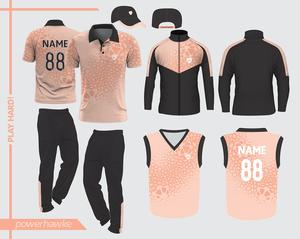 Prohawke Sportswear Cricket Uniform Manga completa Cricket Jersey Collar Jersey Diseño con Cricket Jumper y chaqueta - Product Image 1