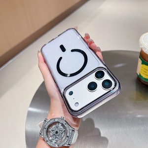 Coque de protection antichoc pour iPhone 17 Pro Max, avec paillettes translucides rêveuses et chargement magnétique, compatible 17 Air - Product Image 6