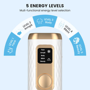 Offres Spéciales 2025 <span class=keywords><strong>Machine</strong></span> Laser pour enlever les cheveux brun Laser maison corps Ipl épilateur glace refroidissement femme épilation - Product Image 2