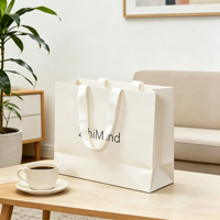 Bolsas de Papel Ecológicas con Logotipo Impreso Personalizado, Bolsas de Papel Impresas al por Mayor, Bolsas de Papel de Alta Calidad con su Propio Logotipo