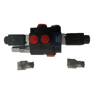 Distributeur hydraulique HUAMAO 1-7 voies 80L/min 21GPM avec commande par joystick pour chargeuse sur pneus et chariot élévateur - Product Image 2