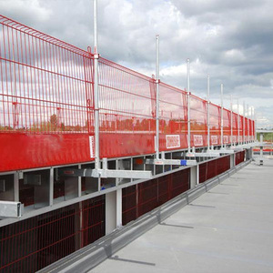 Pannello di recinzione di protezione del bordo in acciaio rivestito di prevenzione della caduta barriera temporanea del cantiere di alta qualità 3D modellazione - Product Image 6