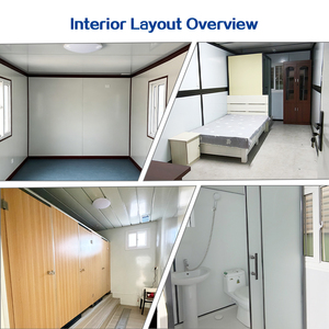 Casa Contenedor Plegable Prefabricada de 20 Pies para Australia y China, Villa Modular, Hotel, Hospital, Oficina, Compra de Contenedores Plegables - Product Image 5