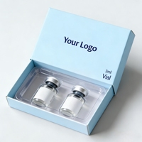 Étiquettes et boîtes personnalisées pour flacons de 3 ml, 5 ml, 10 ml, emballage de contenants de recharge