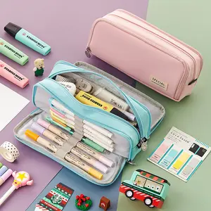 Bview Art Big Capacity Storage Pen Bag Multi-layer Pencil Case