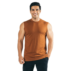 Débardeur musculaire sans manches avec poche, nouveau design, prix bas, musculation, vente chaude, débardeur pour homme personnalisé - Product Image 1