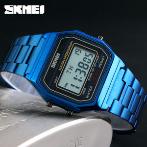 Reloj Digital Clásico de Lujo <span class=keywords><strong>Skmei</strong></span> <span class=keywords><strong>1123</strong></span>, Relojes de Acero Inoxidable Dorados al por Mayor, Reloj de Pulsera Impermeable de Alta Calidad para Hombre - Product Image 6