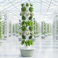 Tour hydroponique verticale BC Spacetree, système de culture de légumes intelligent pour la maison, culture sans sol, machine de plantation, aéroponie, plastique, USB