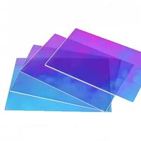 Symphony arc-en-ciel acrylique conseil coloré pour plexiglas pour présentoirs éblouissant PMMA plastique découpe Laser gravure