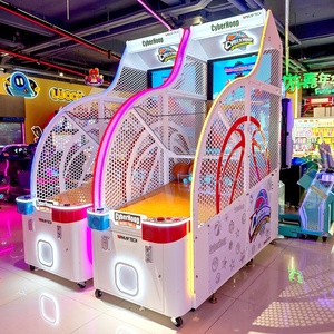 Machine de jeu d'arcade de basketball Cyberhoop de luxe toute neuve 2025, écran 65 pouces, construction métallique, connectivité Wi-Fi en anglais - Product Image 4