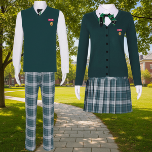 Uniforme Escolar Estilo Británico de Diseño Moderno, Uniforme de Animadoras para Halloween, Todos Estamos Muertos - Product Image 6