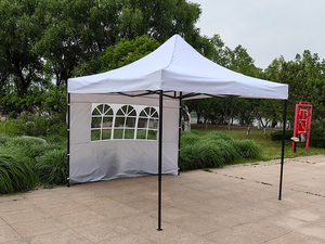 10 'X 10' Heavy Duty Portable 3x3 Pliage Salon Tente Coupe-Vent Cadre En Acier Logo Polyester Couverture pour Événements En Plein Air Stations - Product Image 3