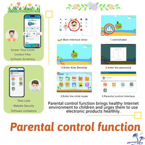 Tabletas de aprendizaje de juegos inteligentes para niños al por mayor a granel profesional HD pantalla capacitiva ranura para tarjeta TF procesador MTK para educación - Product Image 6