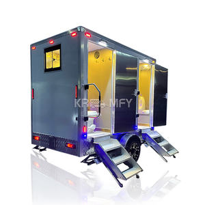 Toilettes Extérieures en Plastique Personnalisées 2025 Toilettes de Luxe Mobiles Portables Remorque de Salle de Bain - Product Image 1