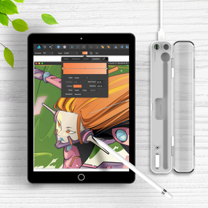 IKATAK nouveau étui de support de charge sans fil pour <span class=keywords><strong>Apple</strong></span> crayon pratique couvercle de support en plastique boîte Durable organisateur électronique - Product Image 6