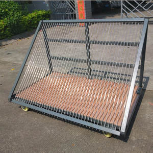 Chariot de stockage de feuilles de verre, support de <span class=keywords><strong>harpe</strong></span> Simple isolé en usine de verre - Product Image 5