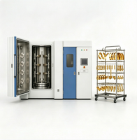Machine de revêtement ionique sous vide industrielle AsiaLink pour la quincaillerie de construction, l'acier inoxydable, les alliages, le plastique, le verre, la céramique