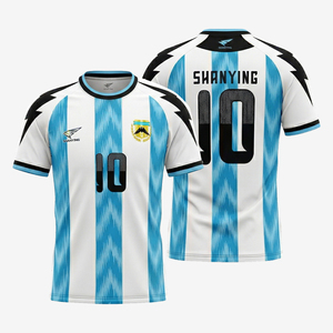 Jersey Sepak Bola Tim Nasional yang Dapat Disesuaikan Sepenuhnya, Jersey Olahraga Sepak Bola Cepat Kering dan Bernapas - Product Image 3