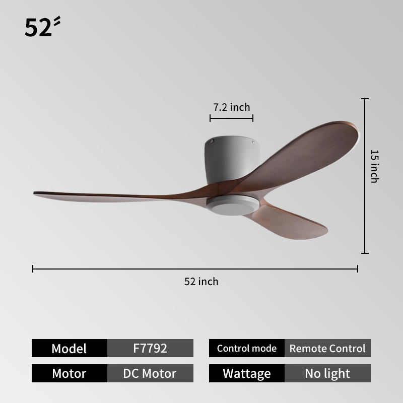 52INCH-Gray + ไม้