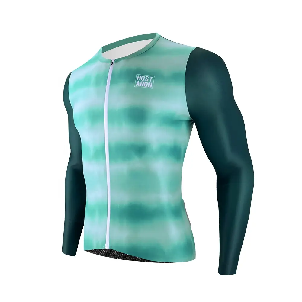 HOSTARON Mountainbike Jersey Bedruckt Langarm Jersey Bike Cycling Herren OEM ODM Cycling Tops