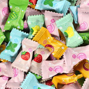 Caramelos Redondos con Sabor <span class=keywords><strong>a</strong></span> Frutas Mixtas, Certificados Halal, OEM ODM, Caramelos Duros Surtidos, Fabricante Chino, Venta al Por Mayor - Product Image 1