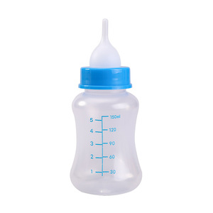 Pet Bottle Set Small Animals Feeder 150ml Reusable Plastic Kitten Puppy Rabbit Feeding Bottle - Product Image 5
