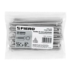Master con 24 unidades Bolsa con 25 tornillos 1/4 'x 5' tipo maquina, FIERO - Product Image 4