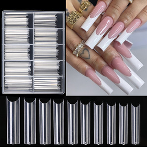 100 pièces/boîte <span class=keywords><strong>XXL</strong></span> cercueil/carré C incurvé Extra Long droit ongles conseils <span class=keywords><strong>faux</strong></span> ongles demi-couverture acrylique <span class=keywords><strong>faux</strong></span> ongles avec boîte - Product Image 3