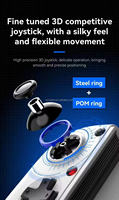 Nouvelle Arrivée Manette de Jeu Sans Fil D11 Extensible et Refroidissante, Joystick Multiplateforme Sans Latence pour Switch, Android, iOS