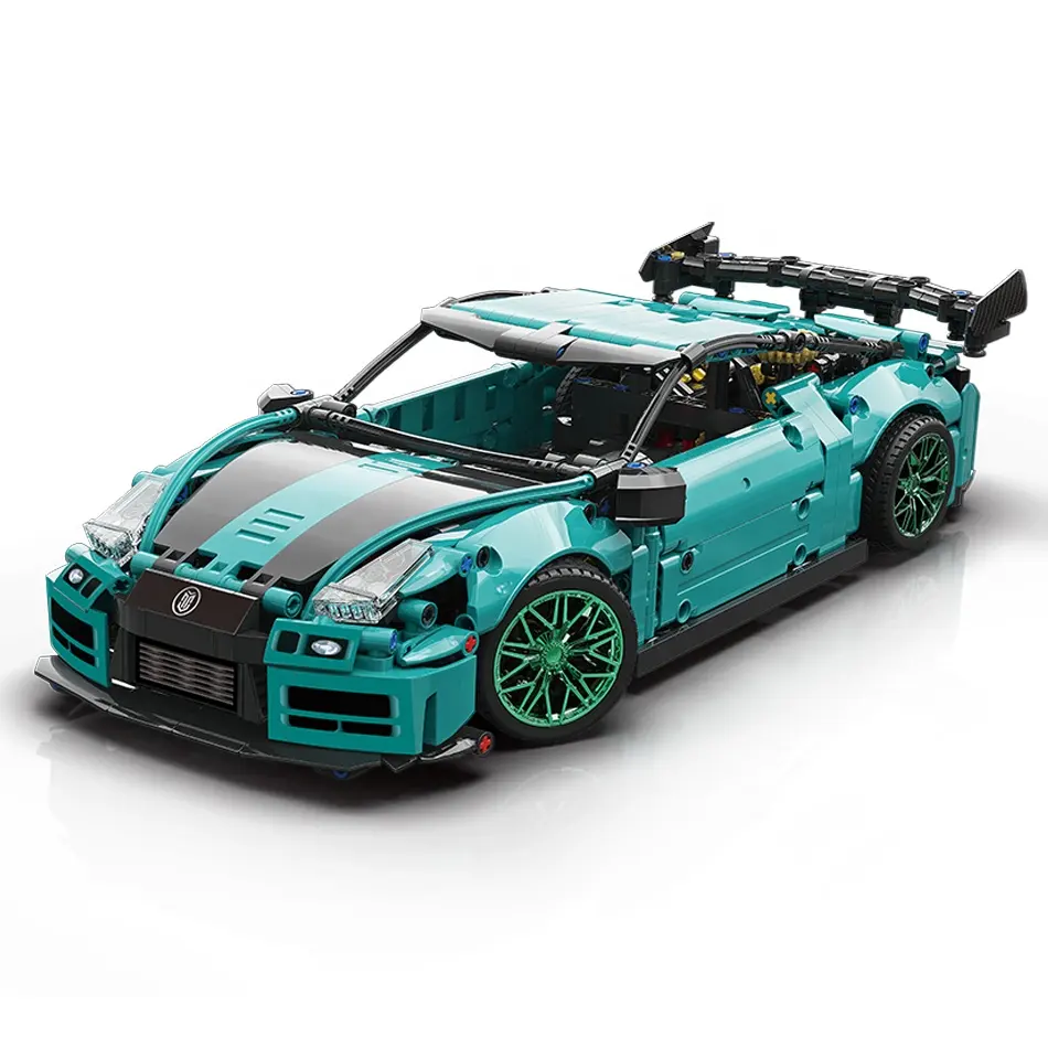 Compatible With Legous Super Racing Car GTR Building Block Toys For Car Lover Collect Educational Best Gift Brick Sets