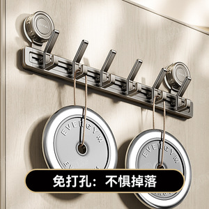 Blue Vine Suction Cup Hooks 5 Hooks Removable Wall Mounted For Clothes Storage Bedroom Bathroom Rental Use - Product Image 5