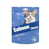 Suplemen Hewan Peliharaan Salmon Chews OEM Suplemen Kesehatan Kucing Suplemen Kesehatan Hewan Peliharaan Salmon Meimao Granul Lunak Suplemen Anjing