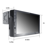 Vente directe d'usine 7 pouces 7023 voiture MP5 lecteur DSP TFT Auto stéréo multimédia Portable miroir lien GPS système de Navigation rvb pour