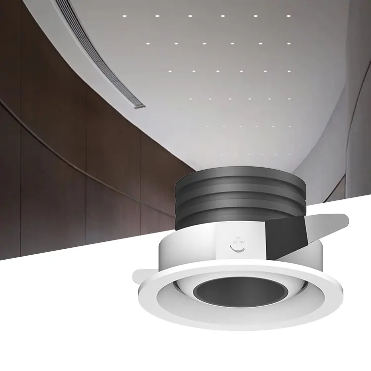 Ecolux ขนาดเล็กและละเอียดอ่อนจับคู่ได้ฟรีสามารถขึ้นรูปเป็นรูปทรงต่างๆได้ไฟสปอตไลท์ LED ในร่ม