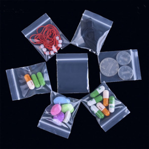 100pcs High Clear Small Plastic Gifts Jewelry Zip-lock Bag Reclosable <strong>Nail</strong> Powder Hardware Bracelets Beads Spice Trial <strong>Pouches</strong> - Product Image 4