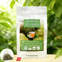 Thé Détoxifiant aux Feuilles d'Annona Personnalisé, 1,5g * 30 Sachets, pour la Perte de Poids, en Boîte et en Bouteille