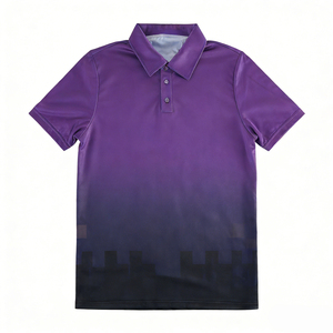 Nouveaux polos basiques colorés en polyester léger, respirant et à séchage rapide, personnalisables pour hommes, pour l'été, le golf, les occasions professionnelles et le quotidien. - Product Image 1