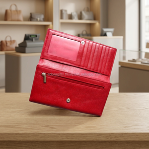 กระเป๋าสตางค์หนังผู้หญิง ADORA สุดหรู - กระเป๋าสตางค์แบบยาวป้องกัน RFID พร้อมปุ่มกดปิดและดีไซน์ปรับแต่งได้ - Product Image 3