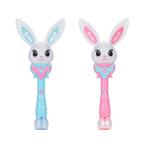 Bâton à bulles pour jouer en plein air Bemay Toy, baguette à bulles en forme de lapin avec lumière et <span class=keywords><strong>musique</strong></span> - Product Image 1