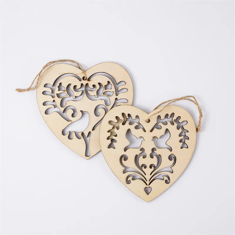 Factory Direct Supply Decorate Your Own Holiday Christmas Wood Ornaments