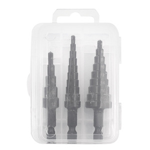 Metric <b>Step</b> <b>Drill</b> Bits 3-12 4-20 Hex Shank TiCN Coated For Steel Drilling - Product Image 5