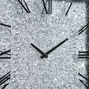 นาฬิกาติดผนังประดับเพชรแบบพังนาฬิกาแฟชั่นสไตล์โมเดิร์นเรียบง่ายไฟตกแต่งผนังนาฬิกาหรูหรา - Product Image 4