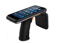 Escáner de Código de Barras CARIBE PL-55L, PDA, Terminal Portátil Android 8.1, Lector UHF Externo, Empuñadura de Pistola