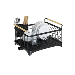 1pc Stainless Steel Sink Dish Drying Rack, Adjustable And Space-saving  Multifunctional Kitchen Cutlery Rack, Kitchen Counter Cutlery Drainer, Home  Kit
