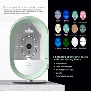 Digital 3D AI Intelligent Skin Analyzer Machine with Face Moisture & Oil Testing EU <b>Plug</b> Compatible - Product Image 6