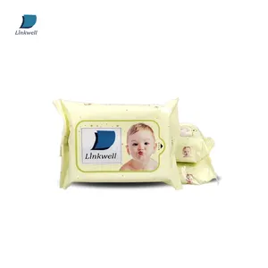 Moins cher hypoallergénique Viscose Non-tissé 20 pièces mère amour bébé lingettes humides pour voyage Pack bébé nettoyage bouche oeil Oem