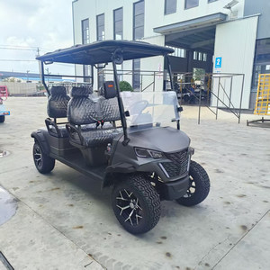 Carrito de golf eléctrico de 4 plazas: velocidades de 30 a 50 km/h, equipado con una batería de 72V; apto para uso en parques, hoteles, campos de golf. - Product Image 4