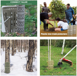 Couverture de <span class=keywords><strong>protection</strong></span> pour tronc d'arbre en plastique, réglable et modulable, pour jeunes arbres et plantes, outil de jardinage - Product Image 6