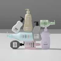 Juego de Botellas de Champú y Acondicionador para Baño de Hotel, Botellas de Plástico Recargables con Bomba, Contenedor de Jabón Corporal para Amenidades de Salón y Spa